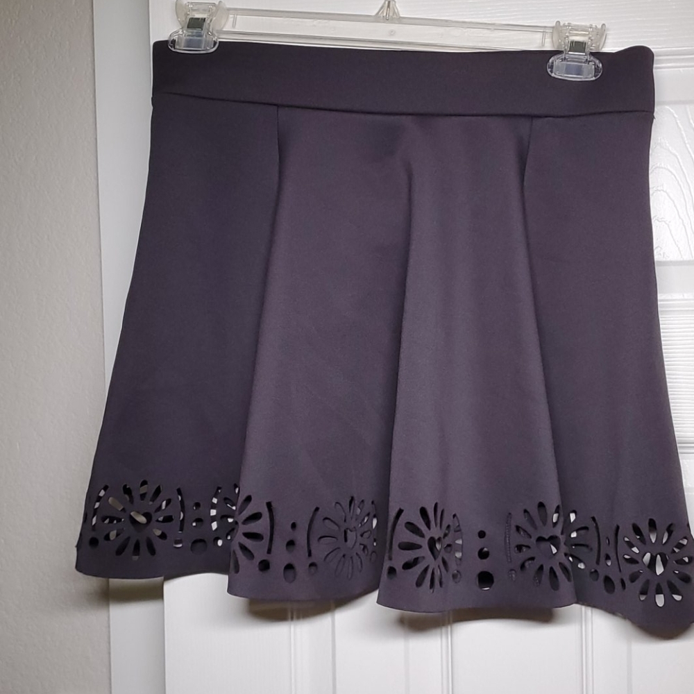 Laser cut mini skirt heart design